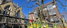 A group of Victorian buildings in Bury town centre